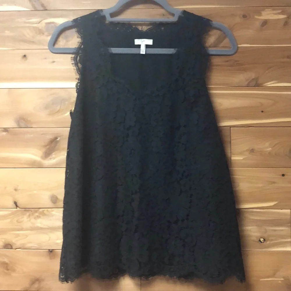 Joie Cina lace tank black small - Picture 2 of 3